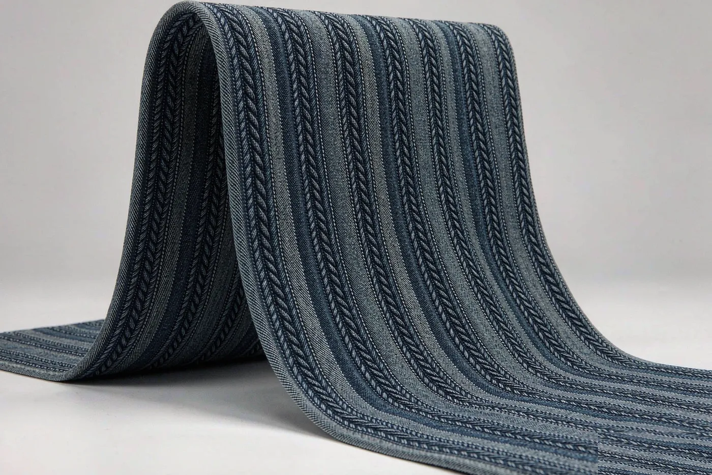 Stripe Relief Jacquard 12.5oz