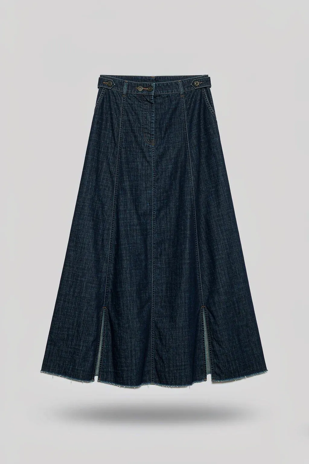 Denim Maxi Skirt