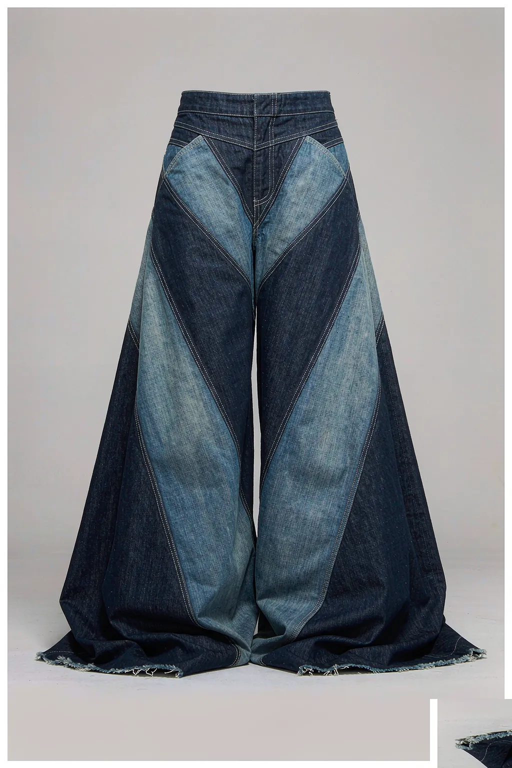 Diagonal Panel Trouser
